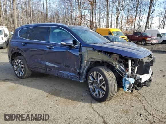 2021 Hyundai Santa Fe Calligraphy с VIN 5NMS5DAL9MH368001, выставлен на аукционе Copart как лот 88983885 с пробегом 35 631 миль миль и Списание • Salvage title. История ставок и продаж доступна на DreamBid. Изображение 4.
