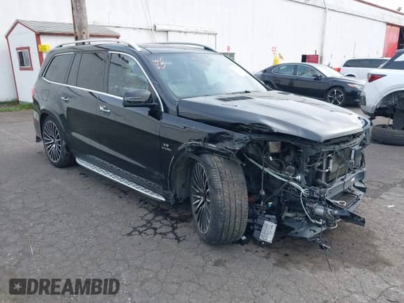 2017 Mercedes-Benz GLS 63 AMG with VIN 4JGDF7FE2HA755731, listed as a IAAI auction lot 42008956 with 103,872 mi miles and . Bid and sale history available at DreamBid. Image 1.
