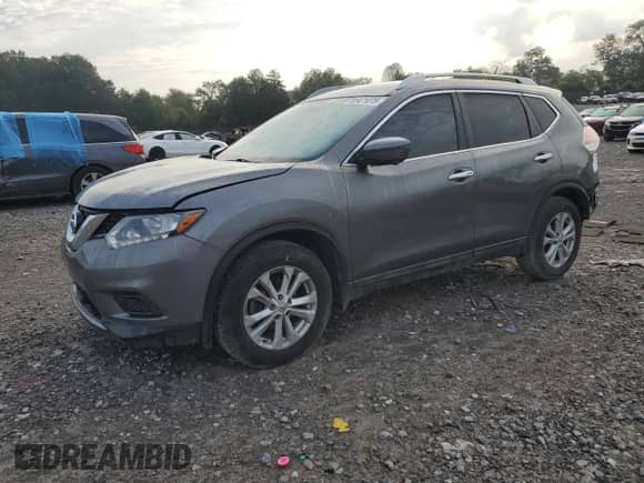 2016 Nissan Rogue SV with VIN 5N1AT2MT0GC810695, listed as a Copart auction lot 81471075 with 78,043 mi miles and Salvage title. Bid and sale history available at DreamBid. Image 1.