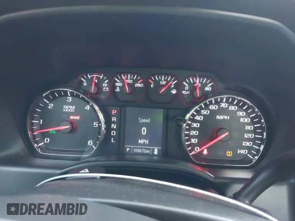 2018 Chevrolet Silverado 1500 Custom with VIN 1GCVKPEC5JZ144877, listed as a IAAI auction lot 42411764 with 109,670 mi miles and . Bid and sale history available at DreamBid. Image 7.