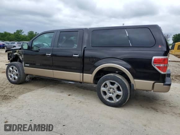 2013 Ford F-150 Lariat with VIN 1FTFW1ET6DKE70691, listed as a Copart auction lot 59395365 with 225,575 mi miles and Salvage title. Bid and sale history available at DreamBid. Image 2.