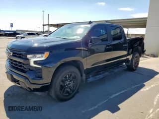 2024 Chevrolet Silverado 1500 RST with VIN 2GCUDEED0R1218794, listed as a Copart auction lot 81758355 with 28,766 mi miles and Salvage title. Bid and sale history available at DreamBid. Image 1.