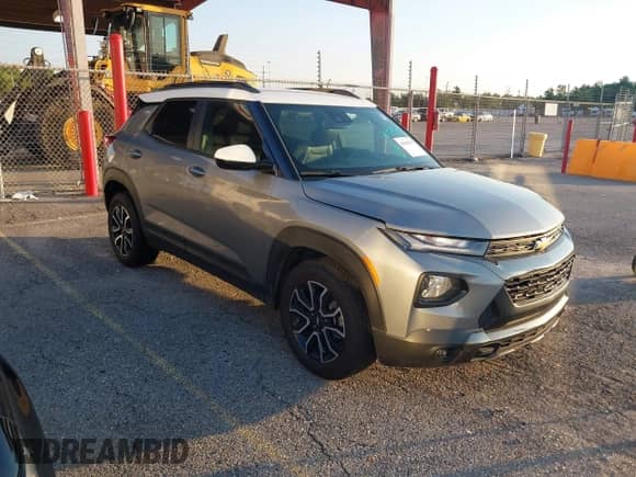 2023 Chevrolet TrailBlazer ACTIV with VIN KL79MVSLXPB144165, listed as a IAAI auction lot 40429293 with 8,917 mi miles and . Bid and sale history available at DreamBid. Image 1.