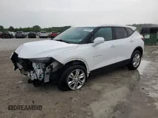 2020 Chevrolet Blazer LT с VIN 3GNKBCR48LS655635, выставлен на аукционе Copart как лот 59536265 с пробегом 79 128 миль миль и Списание • Salvage title. История ставок и продаж доступна на DreamBid. Изображение 1.