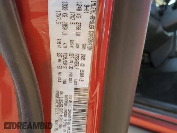 2002 Jeep Grand Cherokee Overland с VIN 1J8GW68J02C141531, выставлен на аукционе Copart как лот 81875595 с пробегом 92 355 миль миль и Списание • Salvage title. История ставок и продаж доступна на DreamBid. Изображение 13.