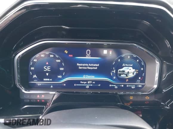 2023 Chevrolet Silverado 1500 LT Trail Boss z VIN 3GCUDFED3PG186417, wystawiony jako IAAI lot #43266273 z przebiegiem 53 516 mil mil oraz . Historia ofert i sprzedaży dostępna na DreamBid. Obrazek 7.