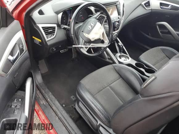 2015 Hyundai Veloster RE:FLEX with VIN KMHTC6AD9FU238032, listed as a Copart auction lot 53087755 with 142,641 mi miles and Salvage title. Bid and sale history available at DreamBid. Image 8.