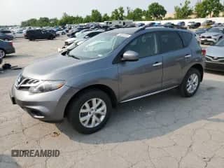 2014 Nissan Murano SV with VIN JN8AZ1MU0EW402915, listed as a Copart auction lot 59041445 with 134,203 mi miles and Salvage title. Bid and sale history available at DreamBid. Image 1.