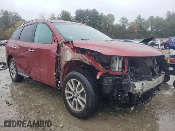 2014 Nissan Pathfinder Platinum with VIN 5N1AR2MM7EC664896, listed as a Copart auction lot 84631855 with 118,270 mi miles and Clean title. Bid and sale history available at DreamBid. Image 4.