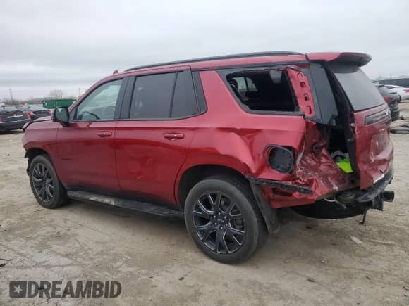 2023 Chevrolet Tahoe RST with VIN 1GNSKRKD8PR322728, listed as a Copart auction lot 87262694 with 27,901 mi miles and Salvage title. Bid and sale history available at DreamBid. Image 2.