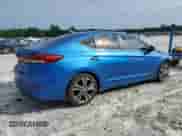 2017 Hyundai Elantra Limited with VIN 5NPD84LF8HH058969, listed as a Copart auction lot 69594485 with 96,121 mi miles and Salvage title. Bid and sale history available at DreamBid. Image 3.