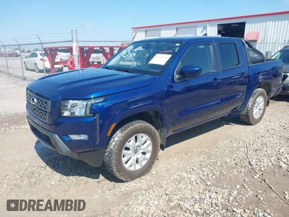 2023 Nissan Frontier SV with VIN 1N6ED1EK3PN601391, listed as a IAAI auction lot 42176757 with 34,030 mi miles and . Bid and sale history available at DreamBid. Image 2.