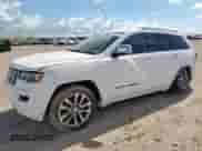 2017 Jeep Grand Cherokee Overland with VIN 1C4RJECG8HC965161, listed as a Copart auction lot 82068045 with 99,654 mi miles and Salvage title. Bid and sale history available at DreamBid. Image 1.