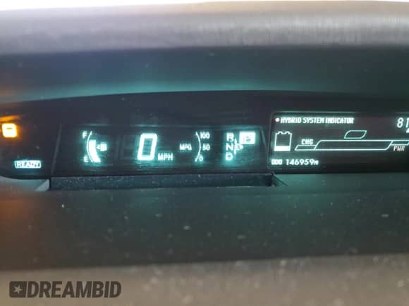 2011 Toyota Prius I z VIN JTDKN3DUXB0286340, wystawiony jako Copart lot #81246045 z przebiegiem 146 959 mil mil oraz Szkoda całkowita • Salvage title. Historia ofert i sprzedaży dostępna na DreamBid. Obrazek 9.