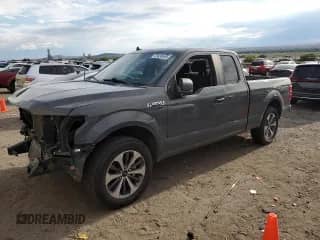 2020 Ford F-150 XL with VIN 1FTEX1CP6LFA16799, listed as a Copart auction lot 65639595 with 133,665 mi miles and Salvage title. Bid and sale history available at DreamBid. Image 1.