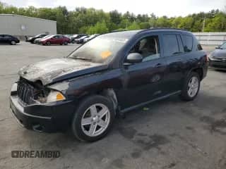 2007 Jeep Compass Sport with VIN 1J8FF47W57D122665, listed as a Copart auction lot 56545665 with Not provided miles and Salvage title. Bid and sale history available at DreamBid. Image 1.