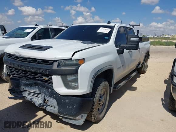 2021 Chevrolet Silverado 2500HD Work Truck z VIN 1GC1YLEY8MF236377, wystawiony jako IAAI lot #42929658 z przebiegiem 127 802 mil mil oraz . Historia ofert i sprzedaży dostępna na DreamBid. Obrazek 2.