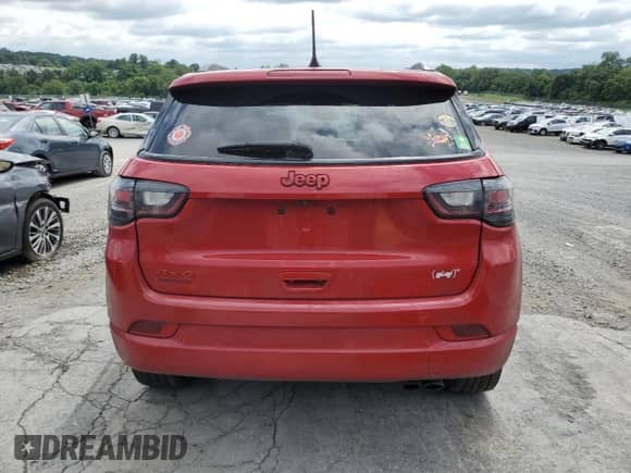2022 Jeep Compass Limited with VIN 3C4NJDCB7NT234251, listed as a Copart auction lot 66710295 with 36,677 mi miles and Salvage title. Bid and sale history available at DreamBid. Image 6.