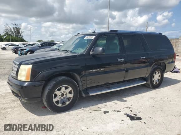 2004 Cadillac Escalade ESV Platinum Edition with VIN 3GYFK66N04G168615, listed as a Copart auction lot 62423845 with 195,428 mi miles and Clean title. Bid and sale history available at DreamBid. Image 1.