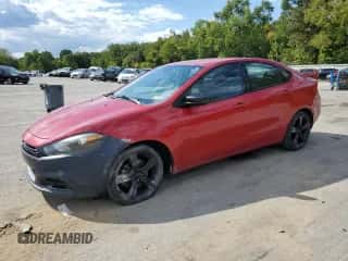 2016 Dodge Dart SXT with VIN 1C3CDFBB4GD541420, listed as a Copart auction lot 71174975 with 104,622 mi miles and Salvage title. Bid and sale history available at DreamBid. Image 1.