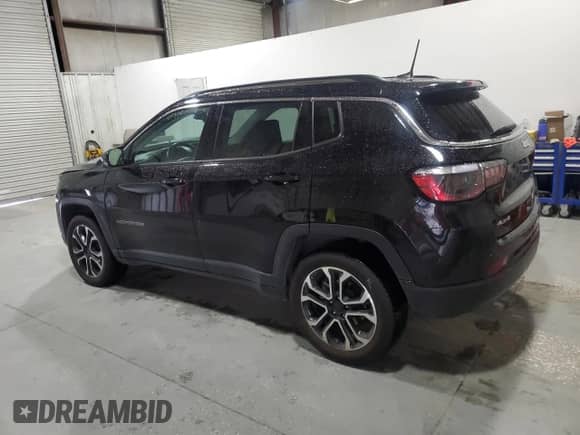 2022 Jeep Compass Limited with VIN 3C4NJDCB7NT113249, listed as a Copart auction lot 85197645 with 37,158 mi miles and Salvage title. Bid and sale history available at DreamBid. Image 2.