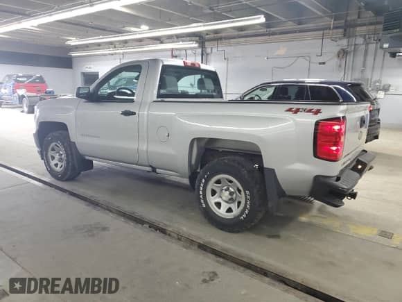 2018 Chevrolet Silverado 1500 Work Truck with VIN 1GCNKNEC6JZ343957, listed as a Copart auction lot 55231465 with 69,099 mi miles and Salvage title. Bid and sale history available at DreamBid. Image 2.