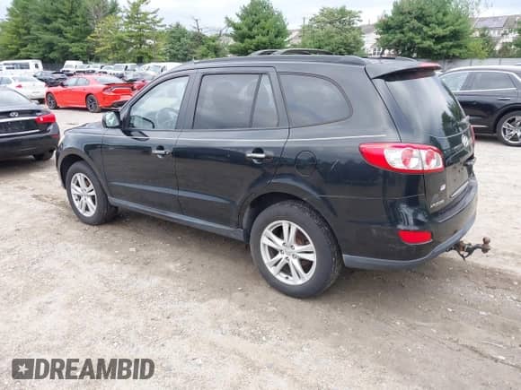 2010 Hyundai Santa Fe Limited with VIN 5NMSKDAG8AH333344, listed as a IAAI auction lot 43004548 with 158,317 mi miles and . Bid and sale history available at DreamBid. Image 3.