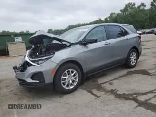 2024 Chevrolet Equinox LS с VIN 3GNAXHEG0RL356007, выставлен на аукционе Copart как лот 68864765 с пробегом 13 977 миль миль и Списание • Salvage title. История ставок и продаж доступна на DreamBid. Изображение 1.