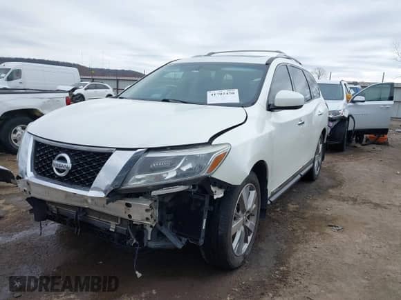 2016 Nissan Pathfinder Platinum with VIN 5N1AR2MM8GC662836, listed as a IAAI auction lot 41702450 with 149,885 mi miles and . Bid and sale history available at DreamBid. Image 19.