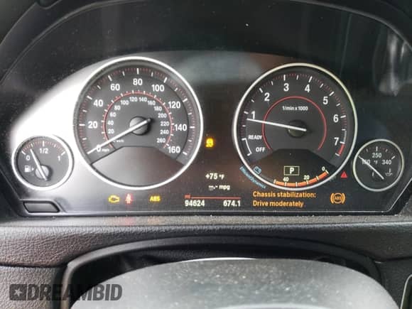 2018 BMW 4 Series 440i xDrive with VIN WBA4J7C57JBH14938, listed as a Copart auction lot 65267015 with 94,624 mi miles and Salvage title. Bid and sale history available at DreamBid. Image 9.