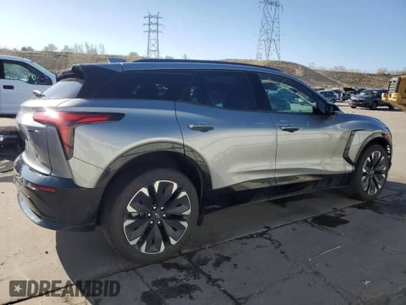 2024 Chevrolet Blazer EV eAWD RS z VIN 3GNKDCRJ0RS118766, wystawiony jako Copart lot #53173545 z przebiegiem 7 375 mil mil oraz Szkoda całkowita • Salvage title. Historia ofert i sprzedaży dostępna na DreamBid. Obrazek 3.
