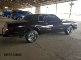 1987 Chevrolet Monte Carlo с VIN 1G1GZ11H6HR117922, выставлен на аукционе Copart как лот 45329575 с пробегом 49 753 миль миль и Чистый • Clean title. История ставок и продаж доступна на DreamBid. Изображение 3.