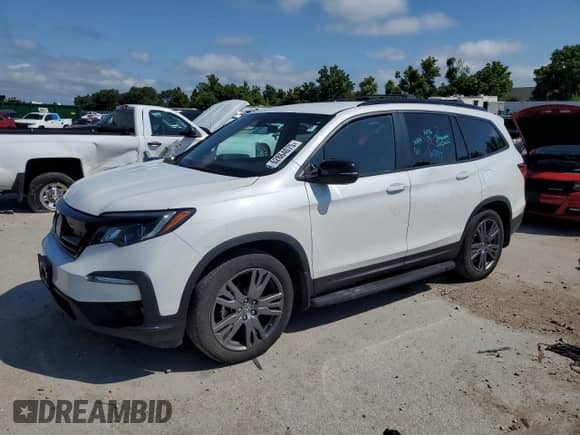 2022 Honda Pilot Sport с VIN 5FNYF5H30NB039161, выставлен на аукционе Copart как лот 62864075 с пробегом 45 881 миль миль и Списание • Salvage title. История ставок и продаж доступна на DreamBid. Изображение 1.