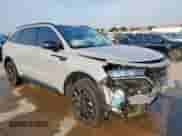 2023 Kia Sorento X-Line SX Prestige with VIN 5XYRKDLFXPG239200, listed as a Copart auction lot 56796165 with 34,668 mi miles and Salvage title. Bid and sale history available at DreamBid. Image 4.