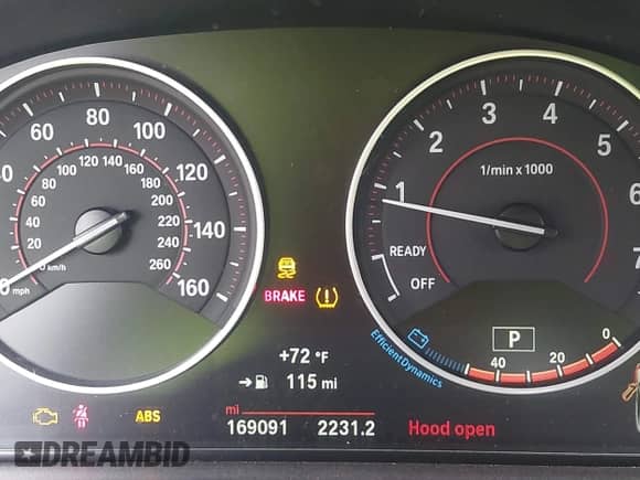 2017 BMW 4 Series 430i with VIN WBA4F7C58HG437888, listed as a IAAI auction lot 43429621 with 169,091 mi miles and . Bid and sale history available at DreamBid. Image 16.