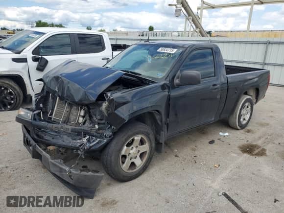 2011 Chevrolet Colorado 1LT with VIN 1GCCSCF94B8122251, listed as a Copart auction lot 58834715 with 141,576 mi miles and Salvage title. Bid and sale history available at DreamBid. Image 1.