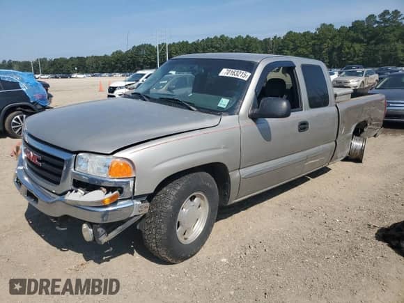 2003 GMC Sierra 1500 SLE с VIN 2GTEC19T631232398, выставлен на аукционе Copart как лот 70163215 с пробегом 375 402 миль миль и Списание • Salvage title. История ставок и продаж доступна на DreamBid. Изображение 1.