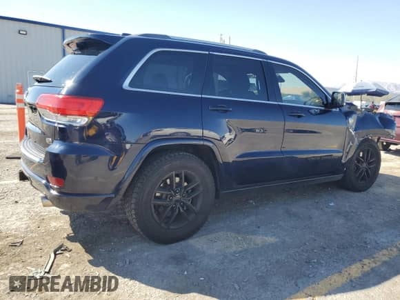 2017 Jeep Grand Cherokee Overland with VIN 1C4RJFCT9HC697479, listed as a Copart auction lot 80870705 with 86,058 mi miles and Salvage title. Bid and sale history available at DreamBid. Image 3.