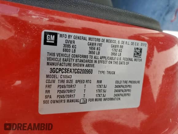 2012 Chevrolet Silverado 1500 LT с VIN 3GCPCSEA7CG200960, выставлен на аукционе Copart как лот 57872245 с пробегом 192 457 миль миль и Чистый • Clean title. История ставок и продаж доступна на DreamBid. Изображение 12.