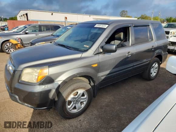 2007 Honda Pilot LX с VIN 2HKYF18177H500576, выставлен на аукционе Copart как лот 69687025 с пробегом 165 951 миль миль и Списание • Salvage title. История ставок и продаж доступна на DreamBid. Изображение 1.