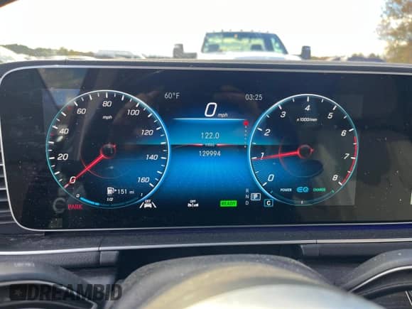 2021 Mercedes-Benz GLS 580 with VIN 4JGFF8GE6MA385648, listed as a Copart auction lot 90056355 with 129,994 mi miles and Clean title. Bid and sale history available at DreamBid. Image 9.