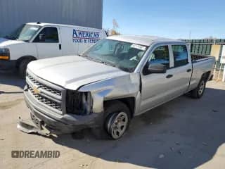 2015 Chevrolet Silverado 1500 Work Truck с VIN 3GCPCPEC8FG333696, выставлен на аукционе Copart как лот 76882074 с пробегом 75 389 миль миль и Списание • Salvage title. История ставок и продаж доступна на DreamBid. Изображение 1.