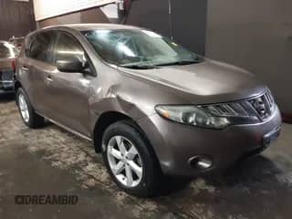 2010 Nissan Murano S with VIN JN8AZ1MW2AW127687, listed as a IAAI auction lot 42452404 with 165,033 mi miles and . Bid and sale history available at DreamBid. Image 1.
