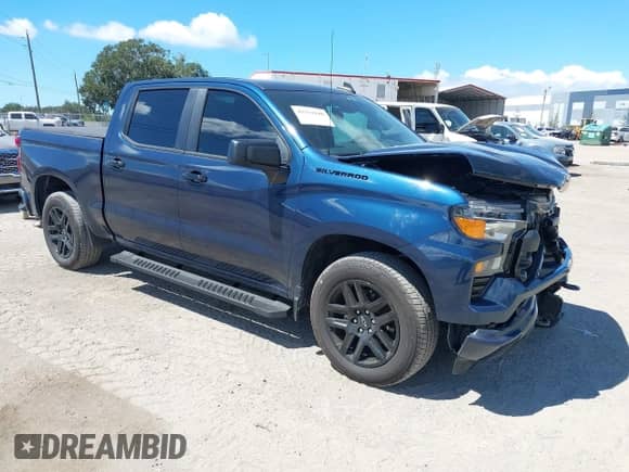 2023 Chevrolet Silverado 1500 Custom с VIN 3GCPABEKXPG115602, выставлен на аукционе IAAI как лот 43334248 с пробегом 57 485 миль миль и . История ставок и продаж доступна на DreamBid. Изображение 1.