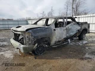 2020 Chevrolet Silverado 3500HD LT z VIN 1GC4YTE74LF312860, wystawiony jako Copart lot #46257995 z przebiegiem Nie podano mil oraz Nie do naprawy • Non repairable. Historia ofert i sprzedaży dostępna na DreamBid. Obrazek 1.