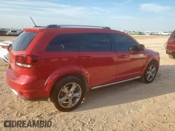 2017 Dodge Journey Crossroad with VIN 3C4PDCGB5HT706097, listed as a Copart auction lot 71240005 with 112,205 mi miles and Salvage title. Bid and sale history available at DreamBid. Image 3.