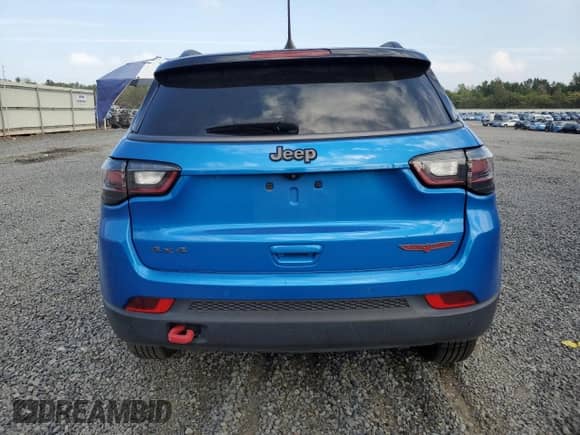 2022 Jeep Compass Trailhawk с VIN 3C4NJDDBXNT104799, выставлен на аукционе Copart как лот 80128415 с пробегом 52 865 миль миль и Списание • Salvage title. История ставок и продаж доступна на DreamBid. Изображение 6.