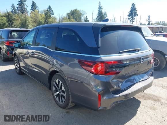 2025 Honda Odyssey EX-L с VIN 5FNRL6H63SB081476, выставлен на аукционе IAAI как лот 43236780 с пробегом 6 465 миль миль и . История ставок и продаж доступна на DreamBid. Изображение 3.