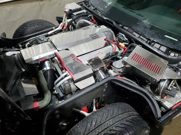 1996 Chevrolet Corvette with VIN 1G1YY22P5T5100550, listed as a Copart auction lot 83613084 with 69,401 mi miles and Salvage title. Bid and sale history available at DreamBid. Image 11.