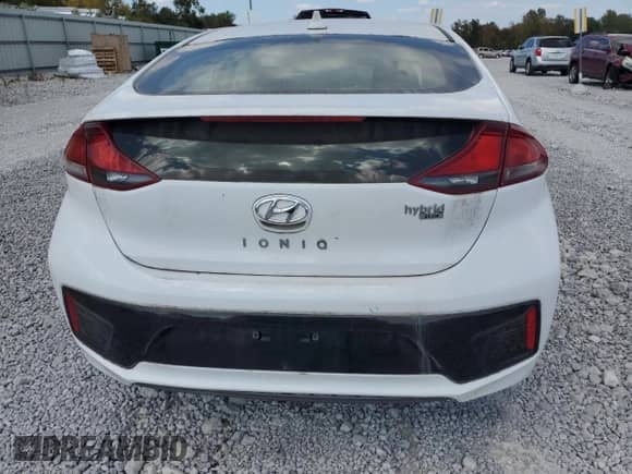2019 Hyundai Ioniq Blue with VIN KMHC65LC7KU109268, listed as a Copart auction lot 80814605 with 180,593 mi miles and Clean title. Bid and sale history available at DreamBid. Image 6.